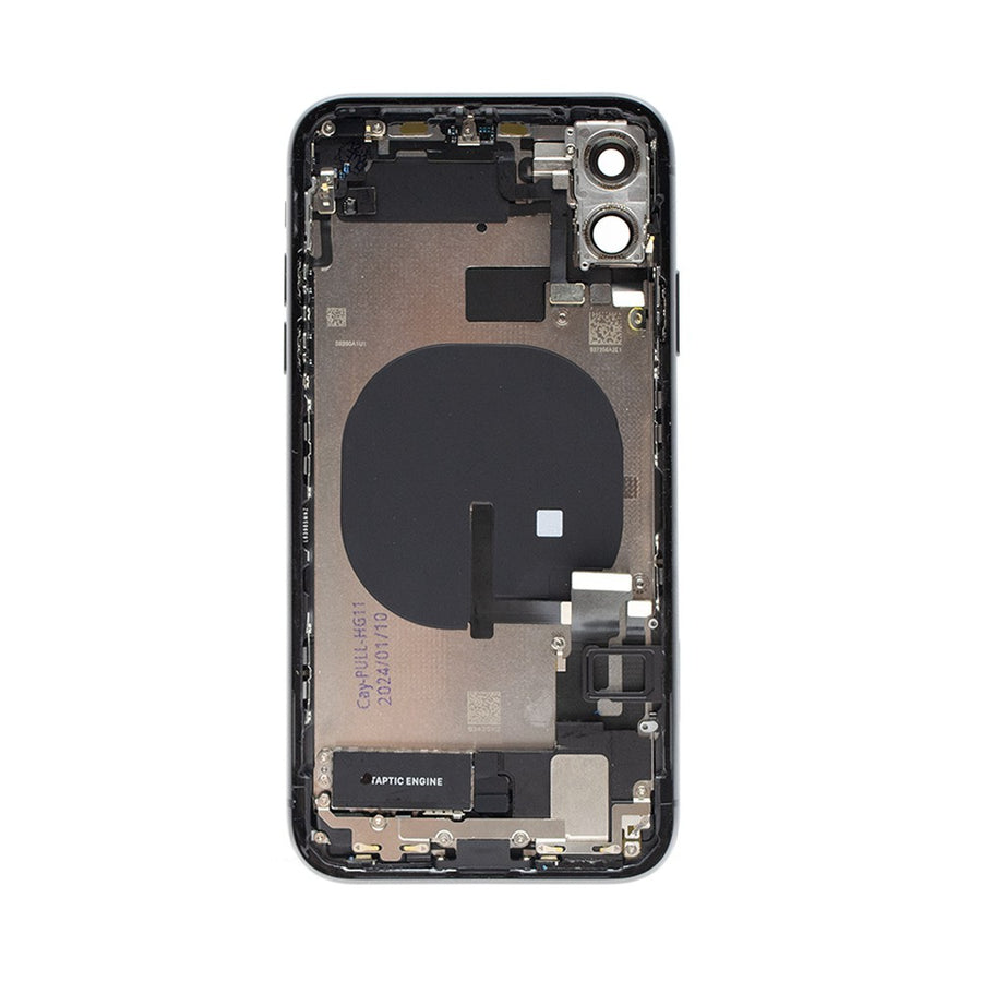 Rear Housing with Full Set Parts for iPhone 11-Black (Purple)