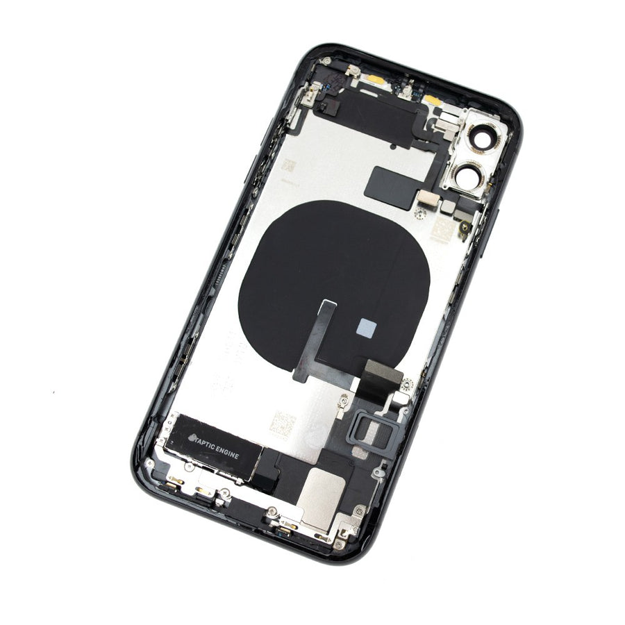 Rear Housing with Full Set Parts for iPhone 11-Black (Purple)