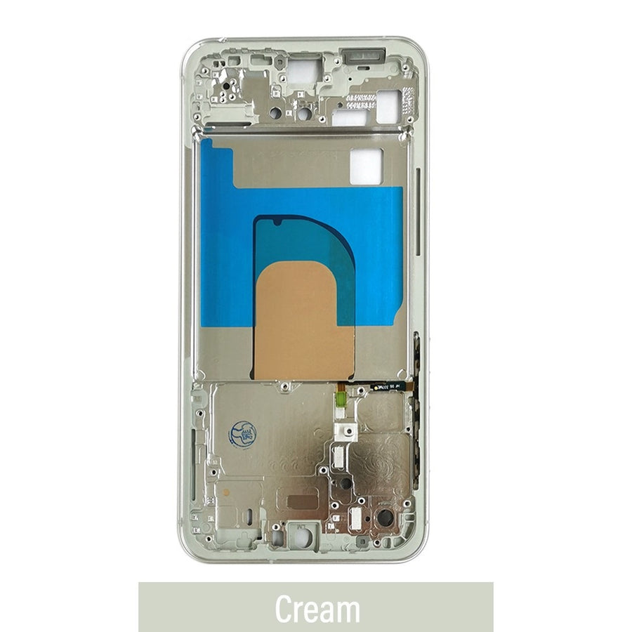 Brown Chassis Mid Frame Cover Replacement Assembly for Samsung Galaxy S23 FE S711-Cream (EUROPEAN VERSION)