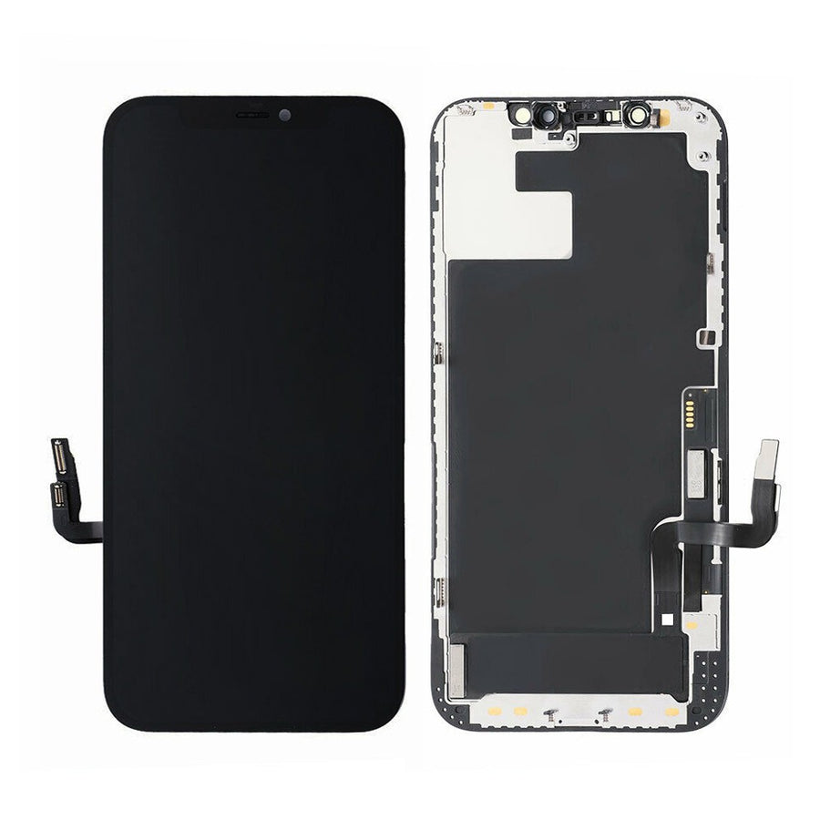 Brown Hard OLED Assembly for iPhone 12 / 12 Pro Screen Replacement (Compatible for IC chip transfer)