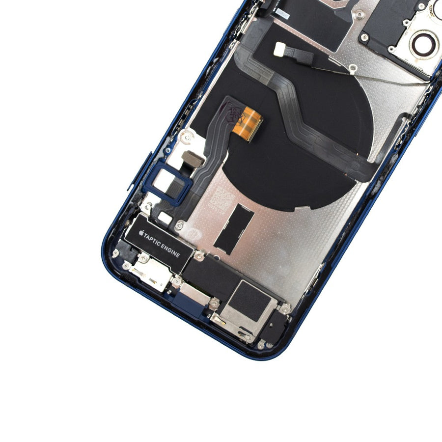 Rear Housing with Full Set Parts for iPhone 12-Blue (Purple)