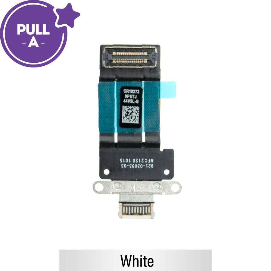 Charging Port with Flex Cable for iPad Pro 12.9 / Pro 11 (2021) / (2022) (Purple)-White