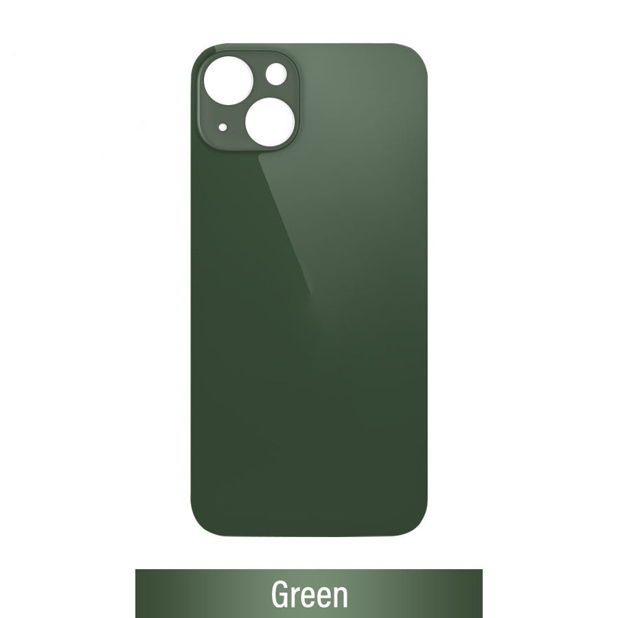 Brown Rear Glass Replacement for iPhone 13 (NO LOGO)-Green