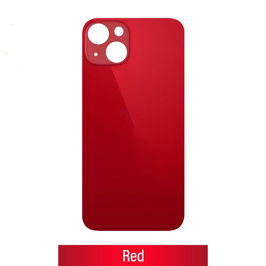 Brown Rear Glass Replacement for iPhone 13 (NO LOGO)-Red