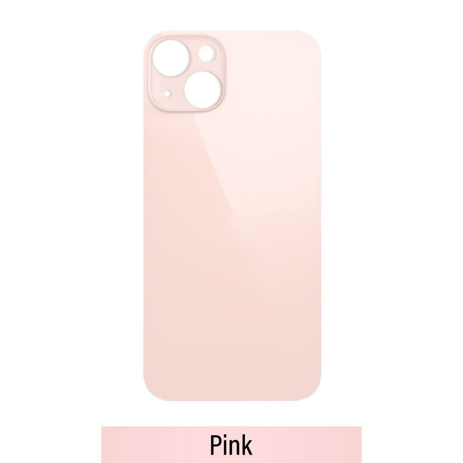 Brown Rear Glass Replacement for iPhone 13 (NO LOGO)-Pink