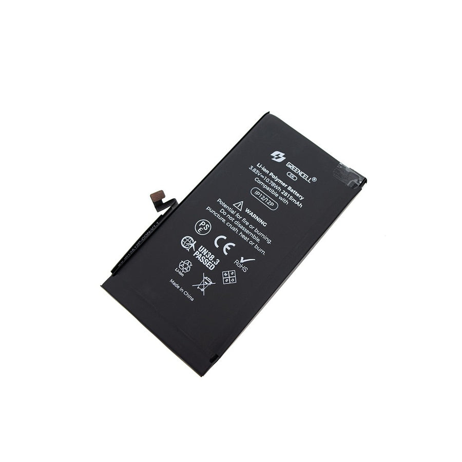 (2815mAh) iPhone 12 / 12 Pro CRACK Battery with Adhesive Strips (No Need Soldering & No Need Tag-on)