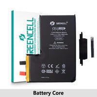 Greencell Standard Capacity iPhone 12 mini | 12 | 12 Pro | 13 Pro | 11 | 14 Pro | 13 | 14 | 12 Pro Max | 11 Pro Max | 13 Pro Max | 14 Plus | 13 mini | 11 Pro | 14 Pro Max Replacement Battery Core with Adhesive Strips