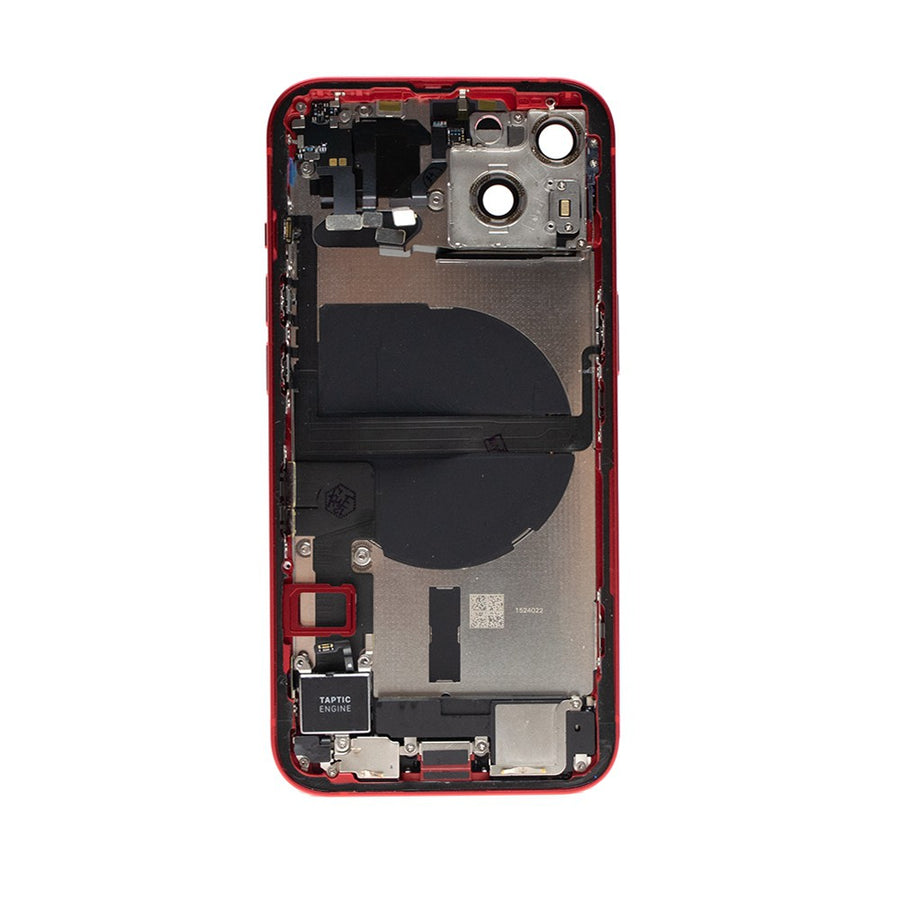 Rear Housing with Full Set Parts for iPhone 13-Red (Purple)