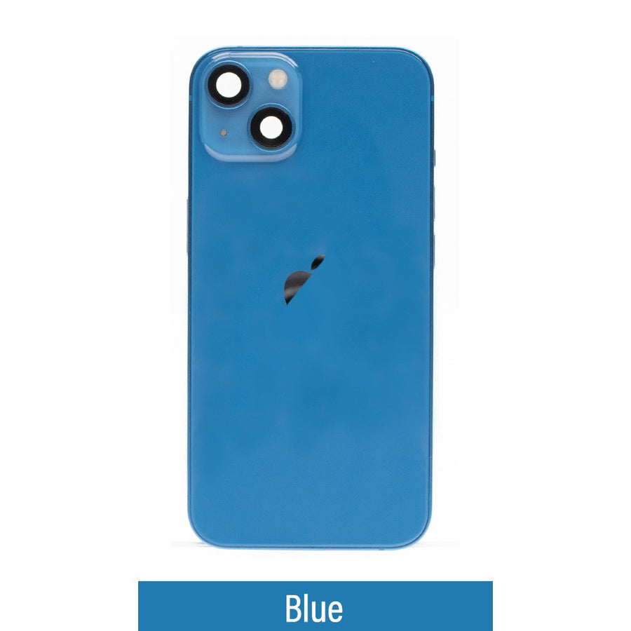 Rear Housing with Full Set Parts for iPhone 13-Blue (Purple)