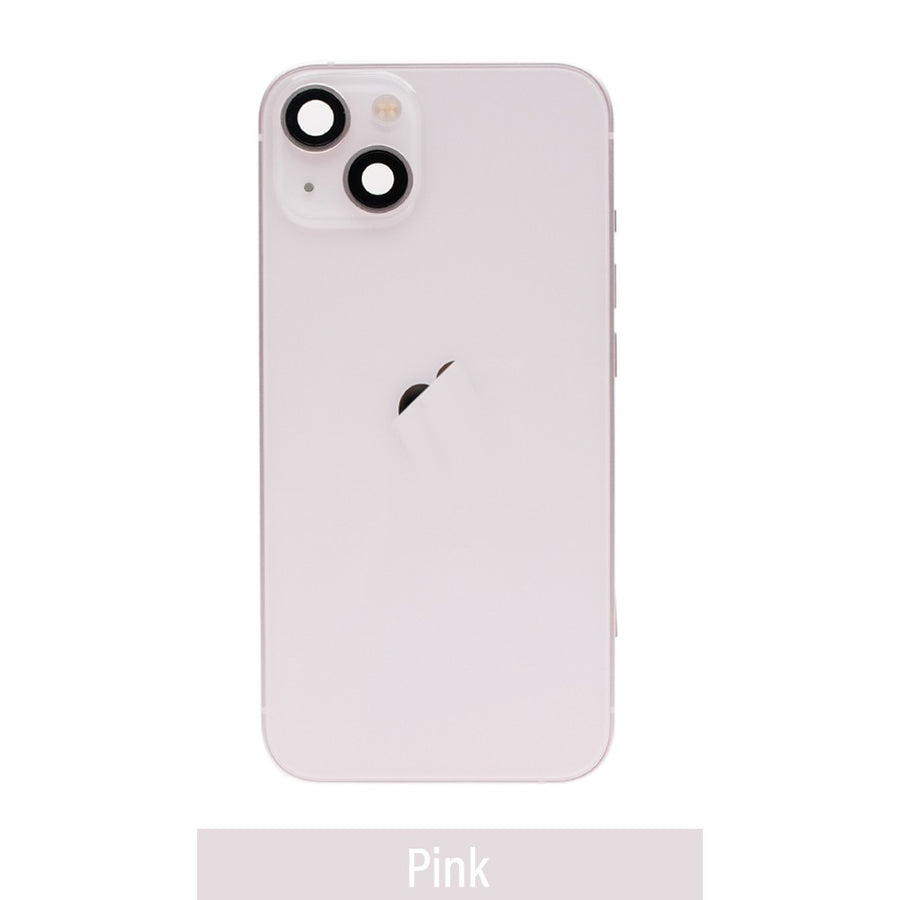 Rear Housing with Full Set Parts for iPhone 13-Pink (Purple)