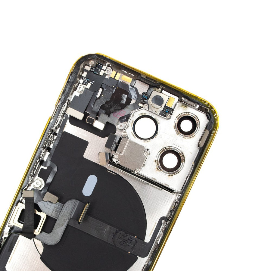 Rear Housing with Full Set Parts for iPhone 13 Pro-Gold (Purple)