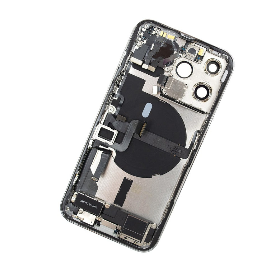 Rear Housing with Full Set Parts for iPhone 13 Pro-Silver (Purple)