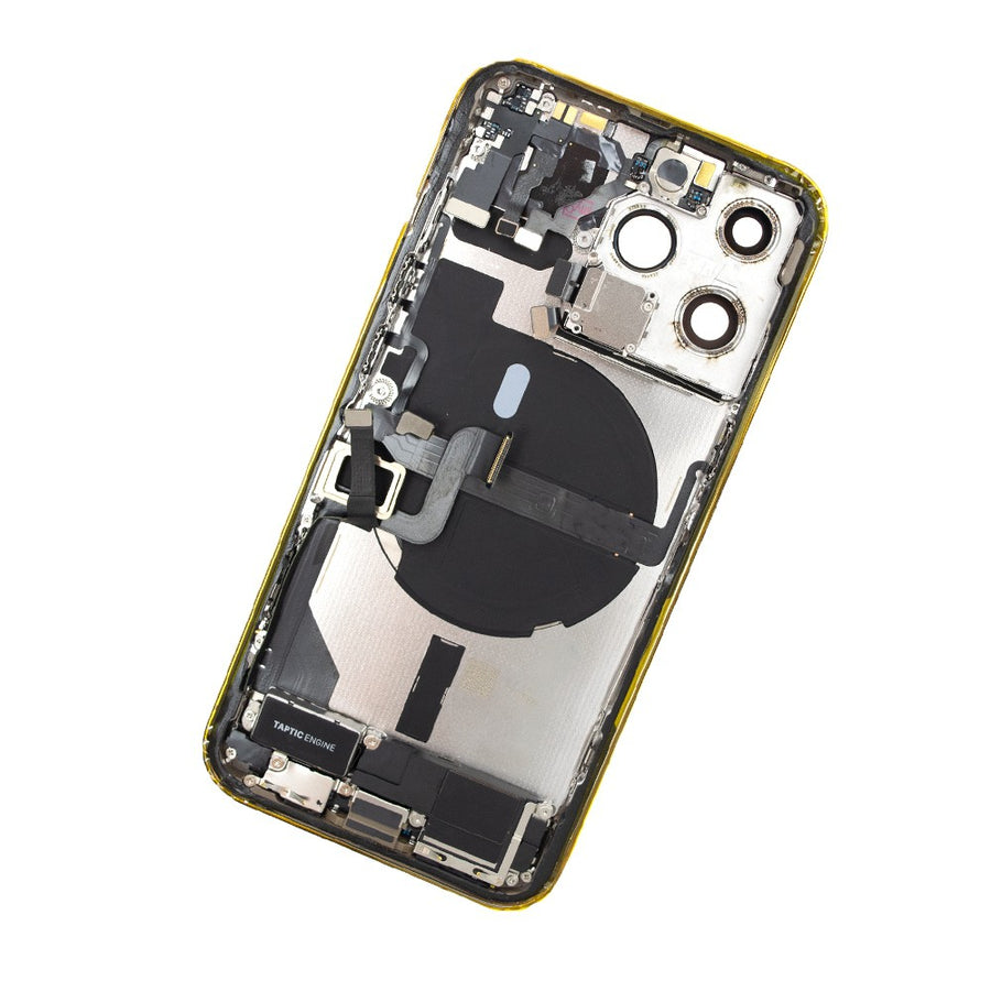 Rear Housing with Full Set Parts for iPhone 13 Pro-Gold (Purple)