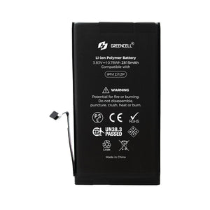 (2815mAh) iPhone 12 / 12 Pro Replacement Battery with Adhesive Strips (Original chip best quality in the market )