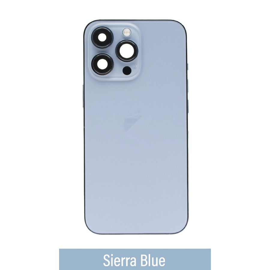 Rear Housing with Full Set Parts for iPhone 13 Pro-Sierra Blue (Purple)