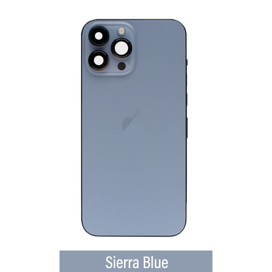 Rear Housing with Full Set Parts for iPhone 13 Pro Max-Sierra Blue (Purple)