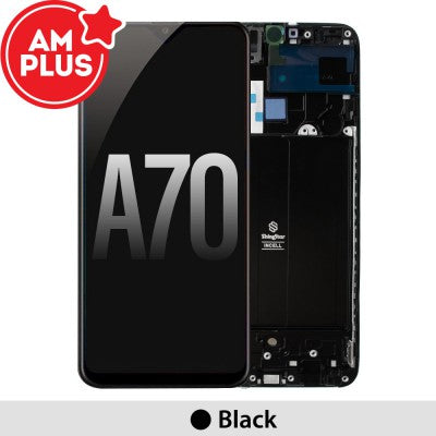 Samsung Galaxy A70 A705F AMPLUS LCD Screen Replacement Digitizer with Frame-Black