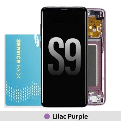 Samsung Galaxy S9 G960F OLED Screen Replacement Digitizer GH97-21696B (Gold)-Lilac Purple