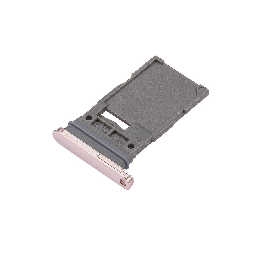 Single SIM Card Tray for Samsung Galaxy S22 S901B / S22 Plus S906B-Pink Gold