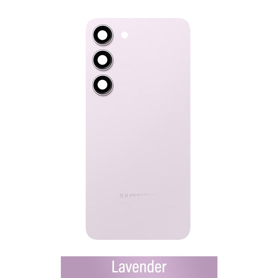 Rear Cover Glass For Samsung Galaxy S23 5G S911B GH82-30419D (Gold)-Lavender