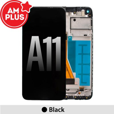 Tecguru-Samsung Galaxy A11 A115F LCD Screen Replacement Digitizer GH81-18760A (Service Pack)-Black