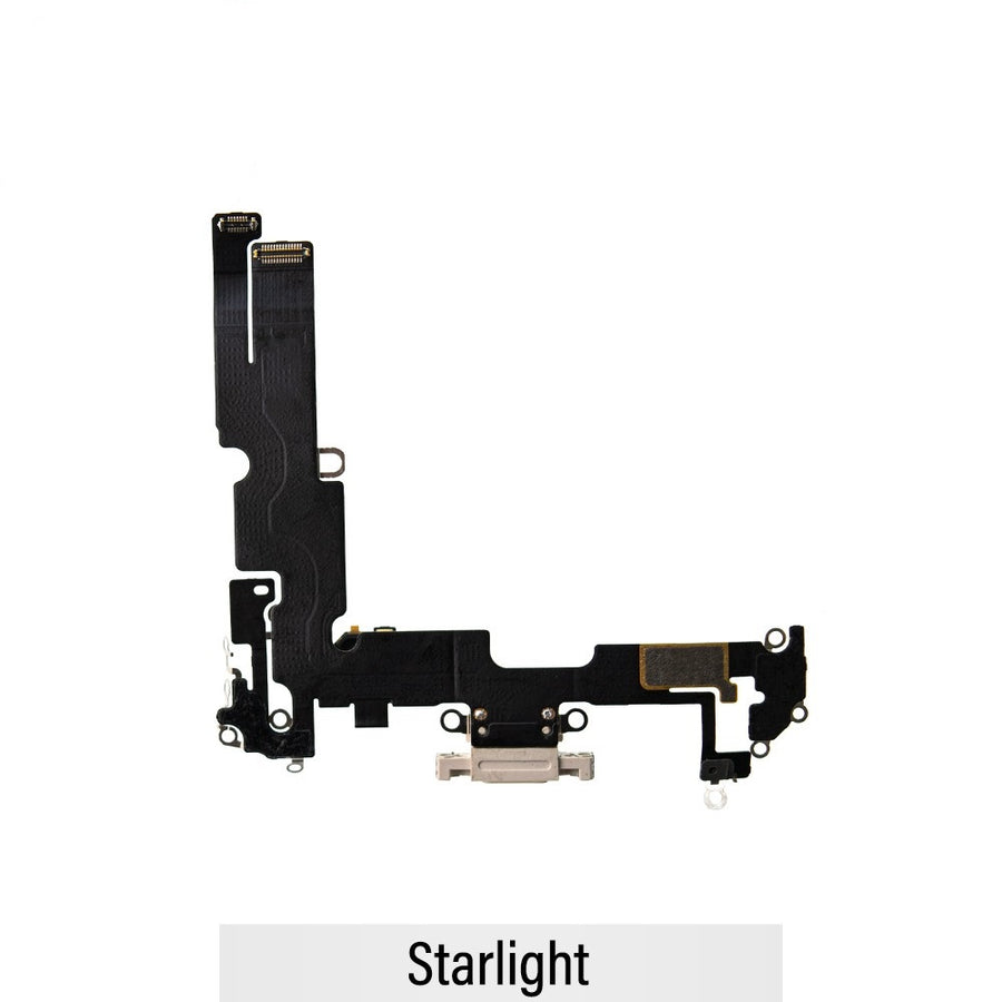 Red Charging Port for iPhone 14 Plus-Starlight