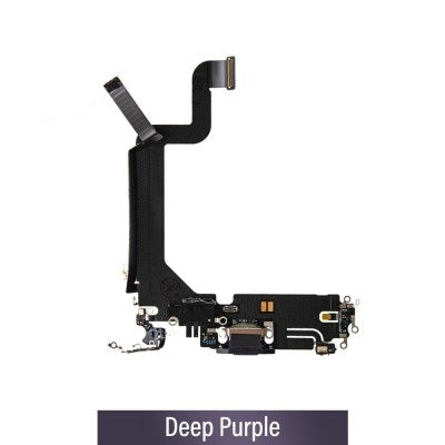 Red Charging Port for iPhone 14 Pro Max-Deep Purple