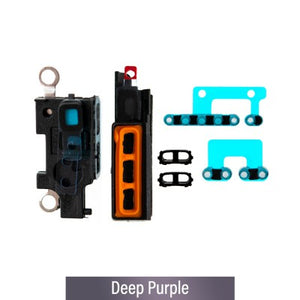 Loud Speaker & Microphone Anti-dust Mesh for iPhone 14 Pro Max-Deep Purple (Pack of 10)