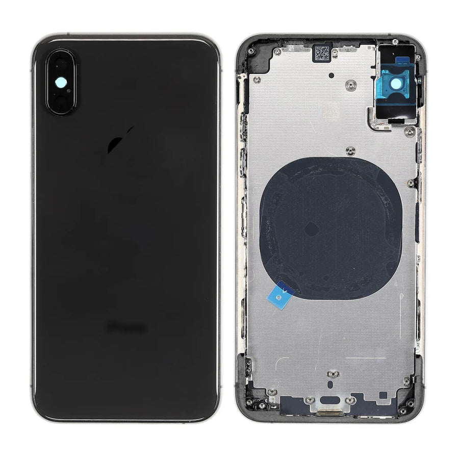 Rear Housing with Small Parts for iPhone XS Max (Purple)-Space Gray