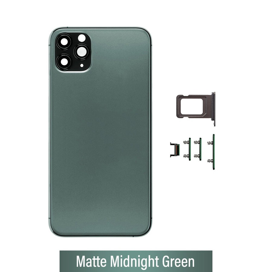 Rear Housing for iPhone 11 Pro Max (NO LOGO)-Midnight Green