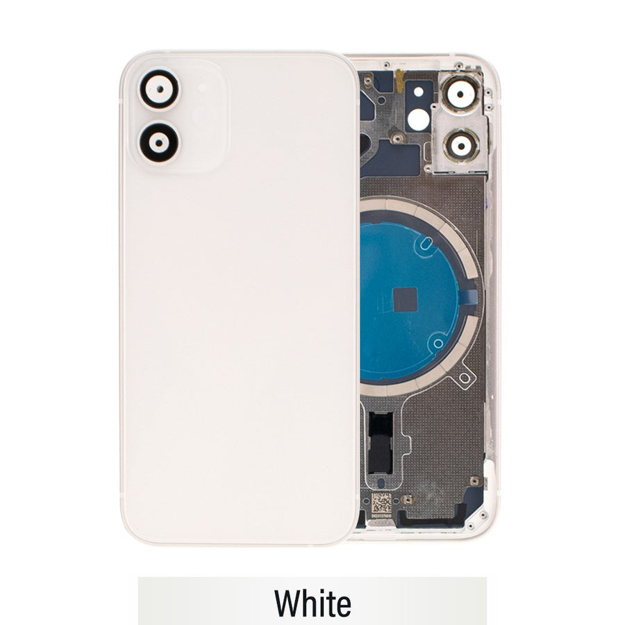 Rear Housing for iPhone 12 mini (NO LOGO)-White