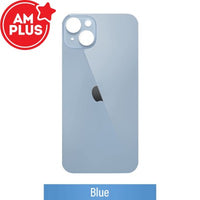 AMPLUS Rear Glass Replacement for iPhone 14 Plus (Camera Frame Aseembly by Factory)