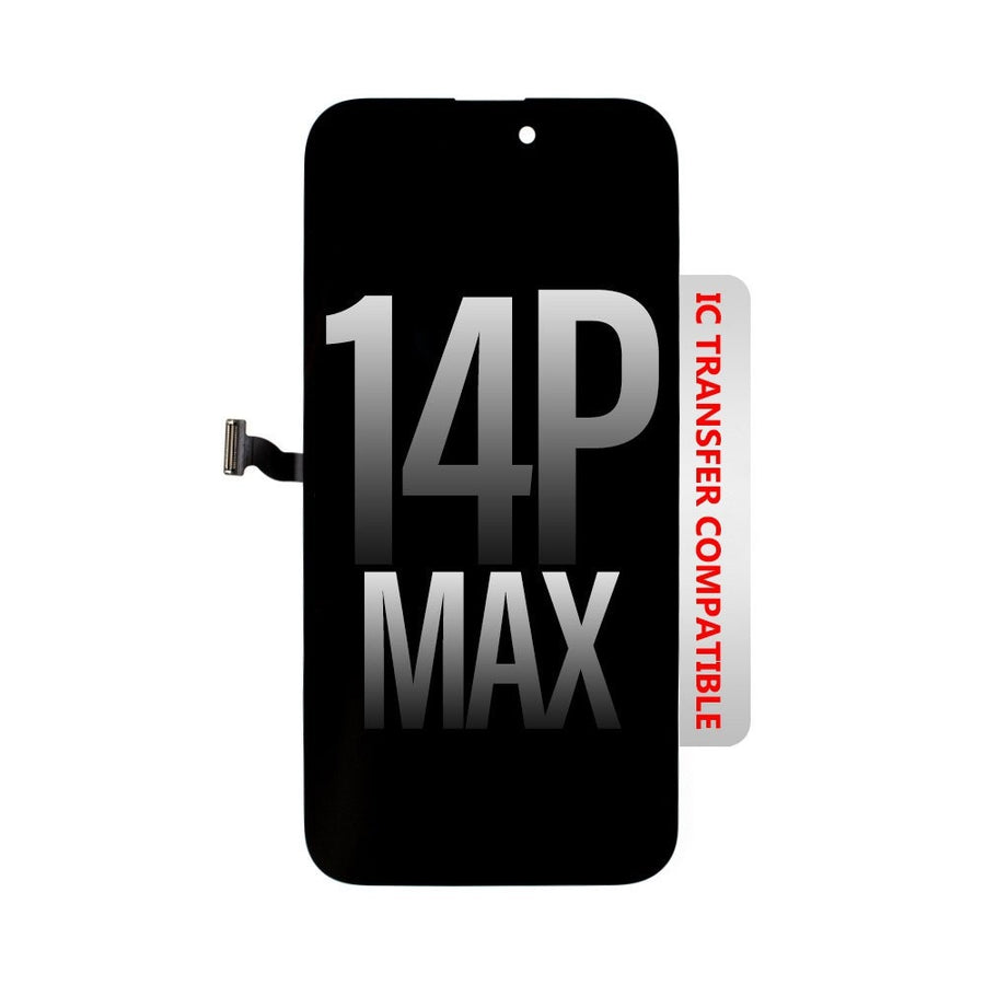 Grey Screen Replacement for iPhone 14 Pro Max Assembled (Compatible for IC chip transfer)