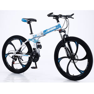 Bicycle Mountain Bike Fat Wheel Tyres Non Electric 21 Speed Unisex Bike Dual Suspension CM061-21