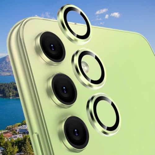 Rear Camera Lens Back Glass Cover for Samsung Galaxy S24 Plus S926B GH98-48902E (Gold)-Jade Green
