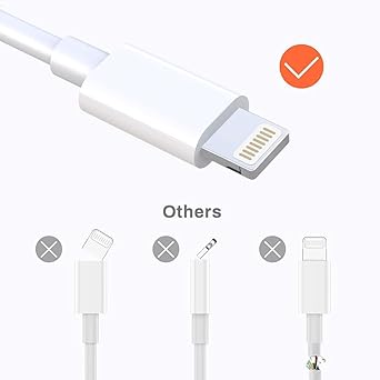 Pbuddy iPhone Charger Cable, 3Pack 1M USB-A to Cable, Premium iPhone Cable Compatible with iPhone 13/13 Pro/13 Pro Max/Mini/12/12 Pro/11/X/8/7/6/5s/SE/iPad Pro/iPod