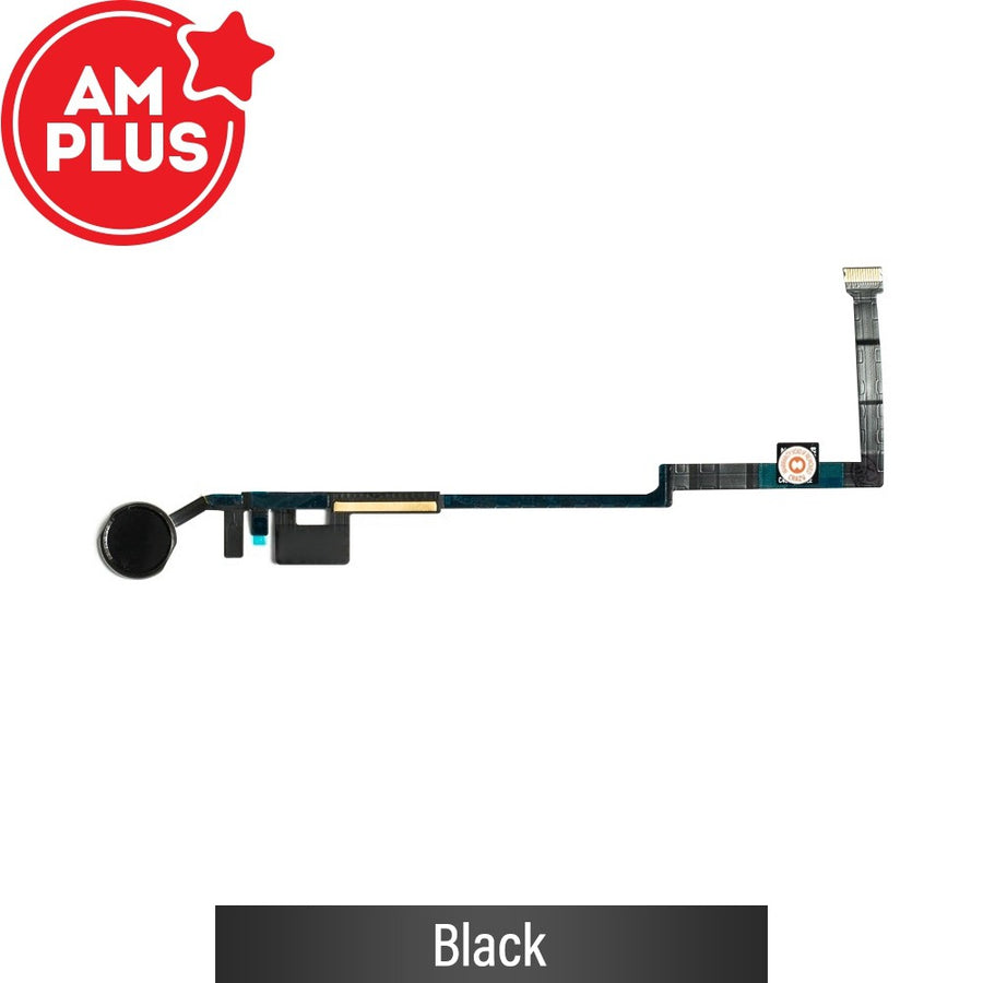 Red Home Button with Flex Cable for Apple iPad 5 2017 / iPad 6 2018-Black