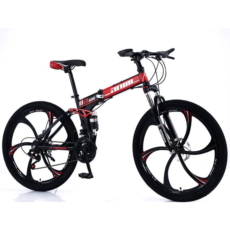 Bicycle Mountain Bike Fat Wheel Tyres Non Electric 21 Speed Unisex Bike Dual Suspension CM061-21