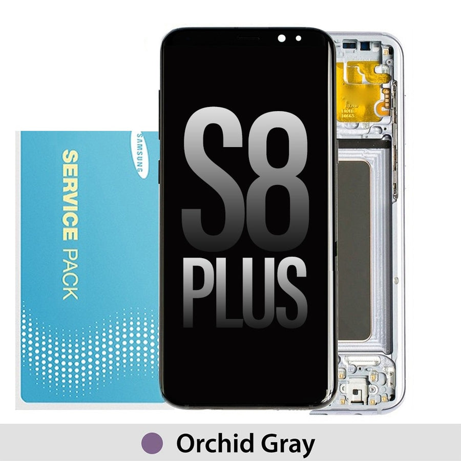 Samsung Galaxy S8 Plus G955F OLED Screen Replacement Digitizer GH97-20470C (Gold)-Orchid Gray