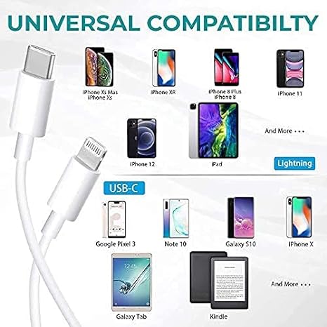 Genuine USB-C To Lightning Cable Fast Charging Sync With Type C PD Charger For IPhone 12 Mini 12 Pro Max 11 Pro Max XR 8 Plus AirPods IPad