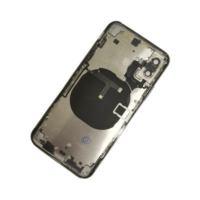 Rear Housing with Small Parts for iPhone XS (PULL-A)-Silver