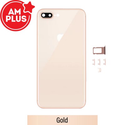 AMPLUS Rear Housing for iPhone 8 Plus-Gold