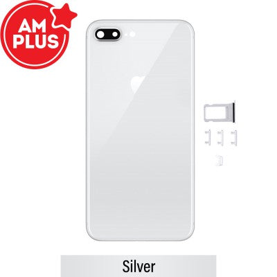 AMPLUS Rear Housing for iPhone 8 Plus-Silver