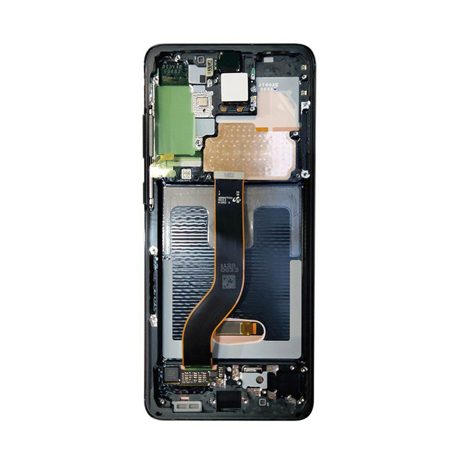 OLED Screen Replacement Digitizer With Frame For Samsung Galaxy S20 Plus G985 / G986-Cosmic Black