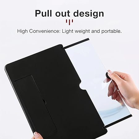 12 Inch Mobile Phone Screen Magnifier, 3D Phone Magnifying Screen, Foldable Amplifier Stand Holder, Compatible with All Smartphones