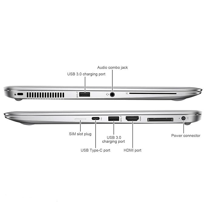 HP EliteBook 1040 Notebook PC i7 Gen 6660 SPEED 2.6GHZ 8GB RAM 256 GB NON-TOUCH A