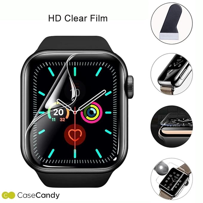 9D FULL COVER SCREEN PROTECTOR APPLE WATCH (2pack)