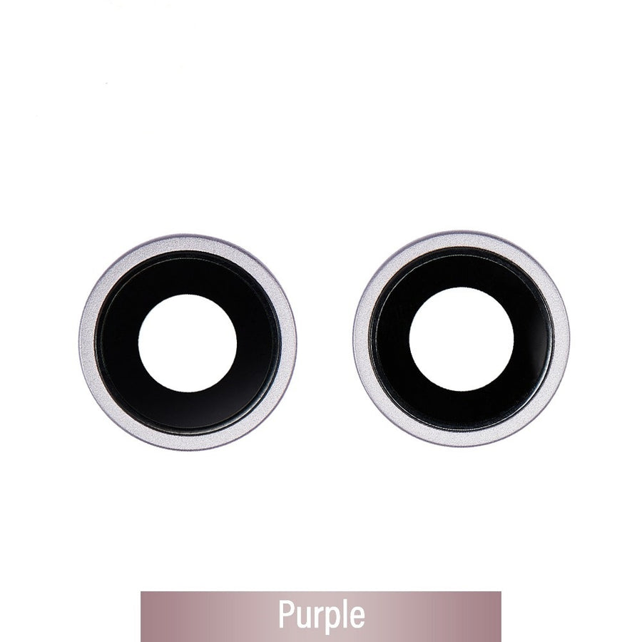 Rear Camera Lens With Bracket for iPhone 14 / 14 Plus-Purple (Purple)