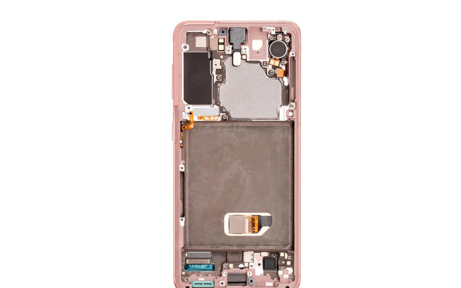 Yellow-Samsung Galaxy S21 5G G991B OLED Screen Replacement- Phantom Pink