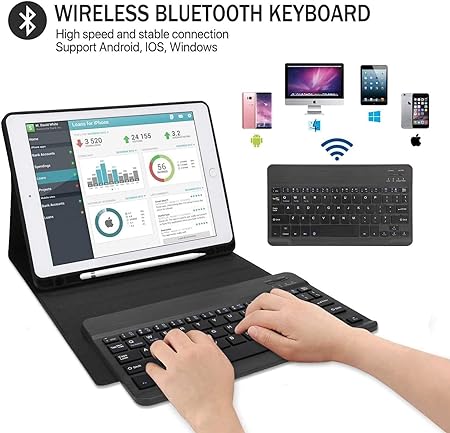 Bluetooth Keyboard Case Cases IPad 9.7″ – 10.1"